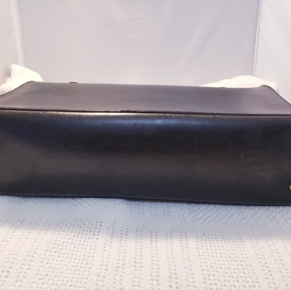 Bill Amberg studio rocket briefcase bag portfolio vintage black 17x12x5 - Picture 8 of 12